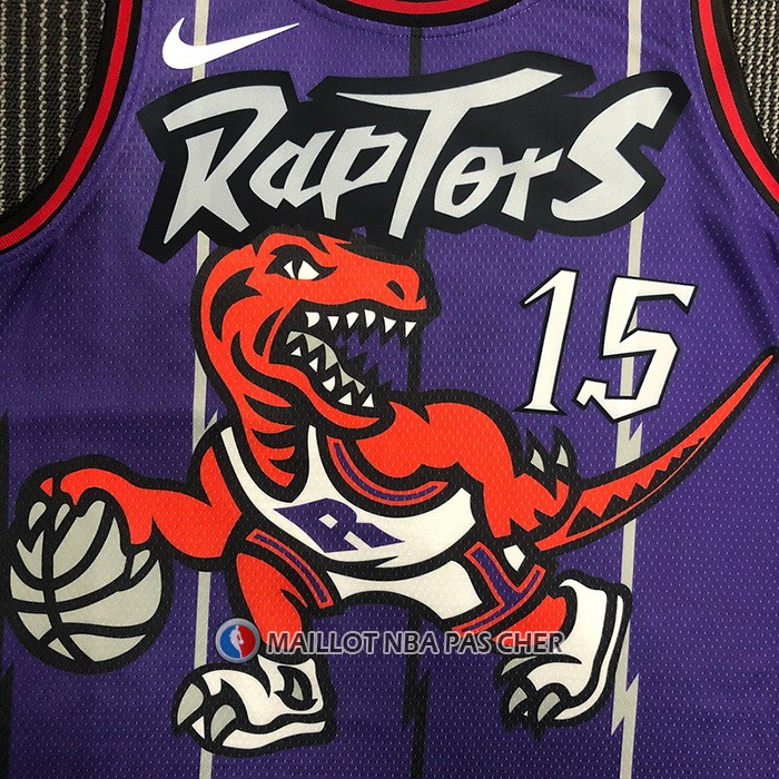 Maillot Tornto Raptors Vince Carter NO 15 Classic Edition Volet